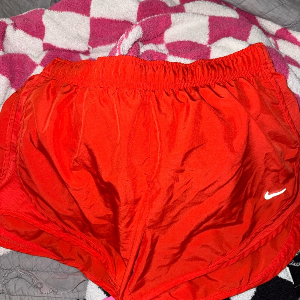 Nike Women's Vibrant Red Athletic Shorts